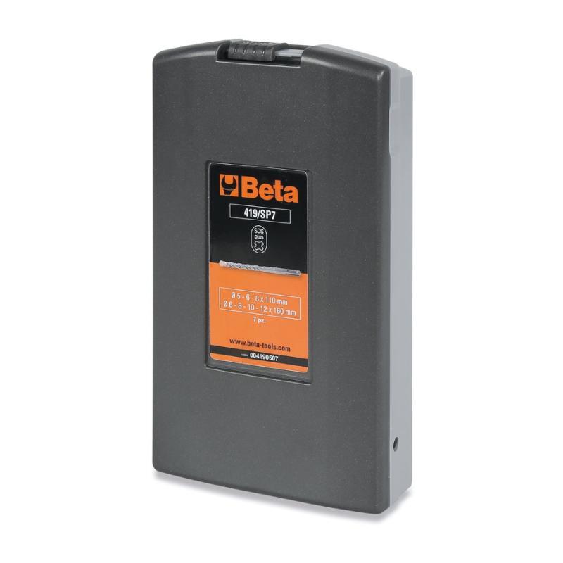 Serie Di Punte Per Muratura (Art. 419) Codolo Sds Plus In Cassetta 419/SP7 Beta 004190507