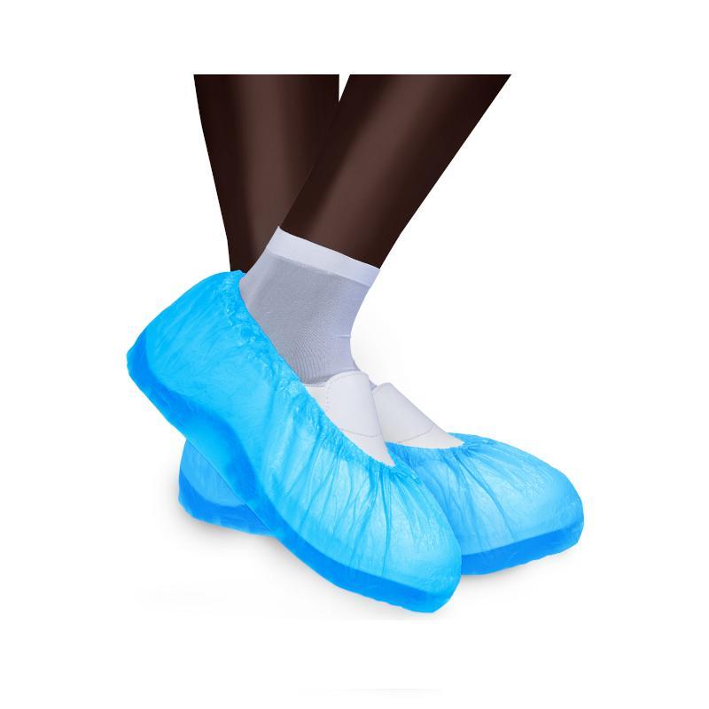 Sovrascarpe Monouso In Cpe Goffrado Spessore 30 my Colore Blu