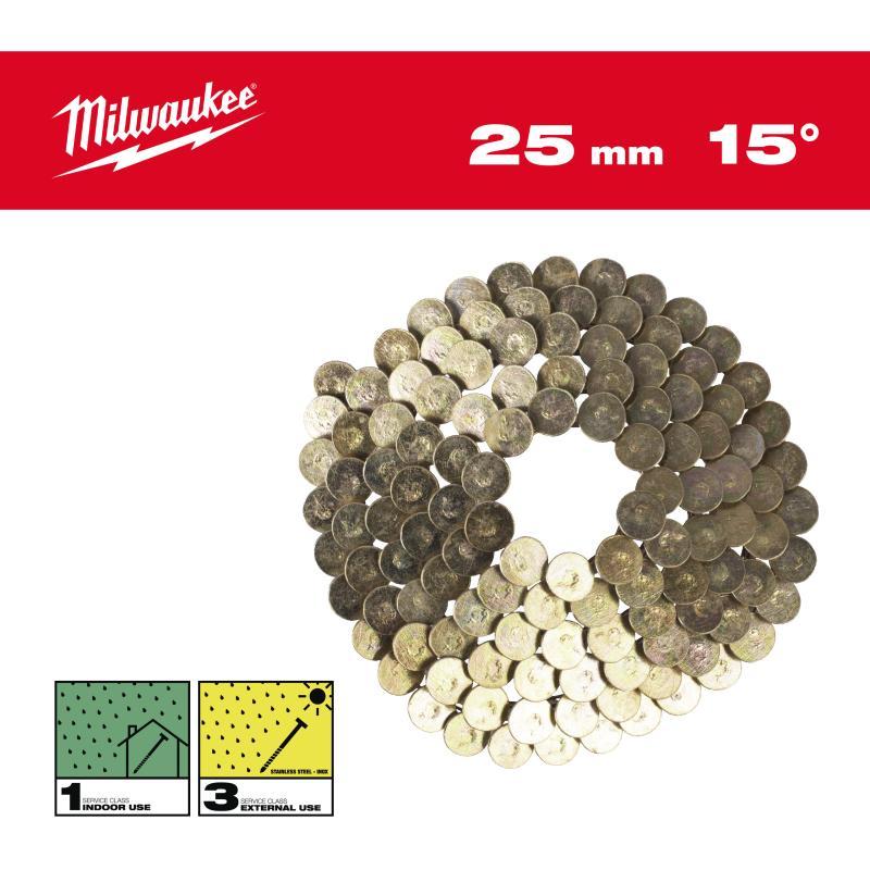 Chiodi A Spirale 15 Rh 3,05X32Mm/Ss/G-2160 Pz - Milwaukee 4932499318 — MLW4932499317