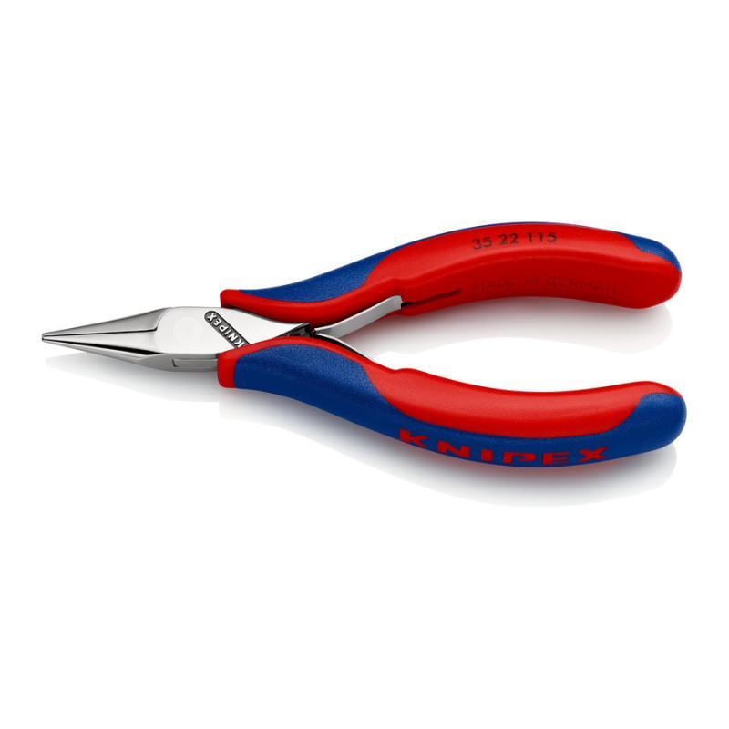 KNIPEX 35 22 115 Pinza speciale per elettronica con cerniera passante con impugnature multicomponente 115 mm