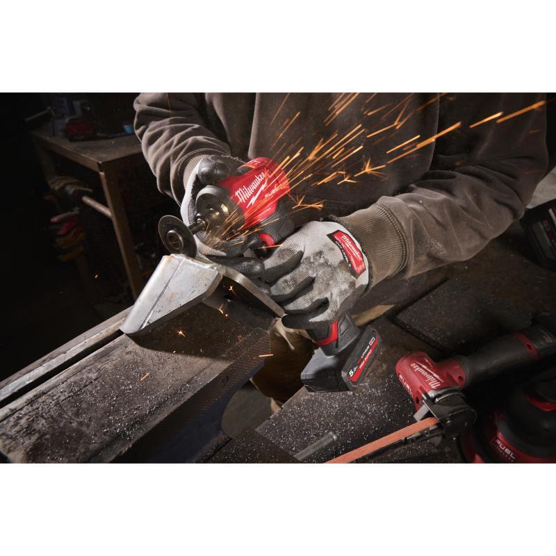 Smerigliatrice Angolata A 90° 12 Volt Disco Fino 76 Mm Tecnologia Fuel - Senza Batteria - M12 Fdga2-0 - Milwaukee 4933498979