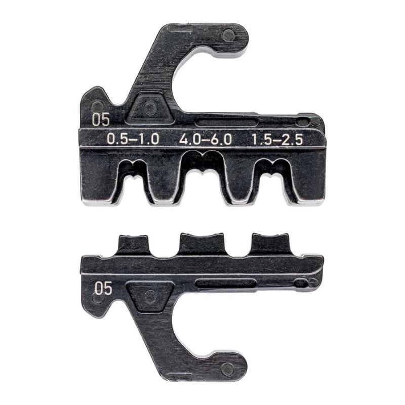 KNIPEX 97 39 05 Matrice di crimpaggio per connettori a spina non isolati (ampiezza connettore 4,8 + 6,3 mm)