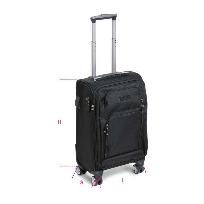 Trolley Dimensioni Formato Cabina Con 4 Ruote Doppie, Lucchetto Tsa, Porta Usb + Jack 3,5 Mm 9544C BETACollection 095440101
