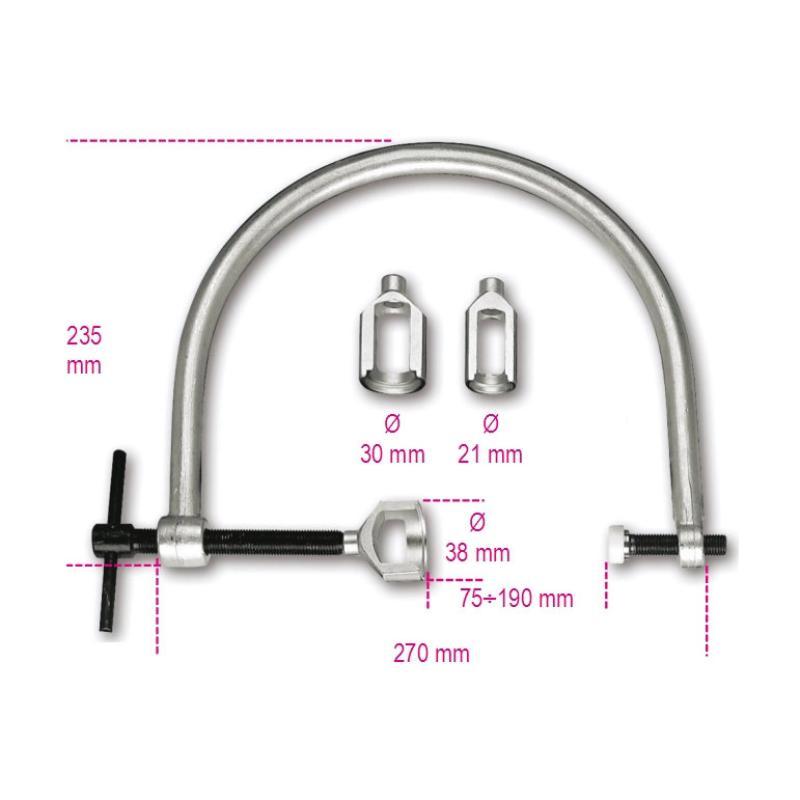 Morsetto Alzavalvole Con Tre Flange 1452K Beta 014520100