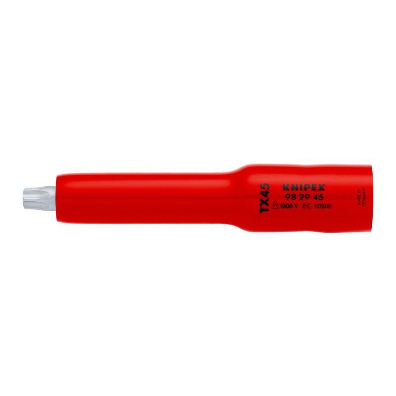 KNIPEX 98 29 45 Chiave a bussola (doppio esagono) per TX45 117 mm