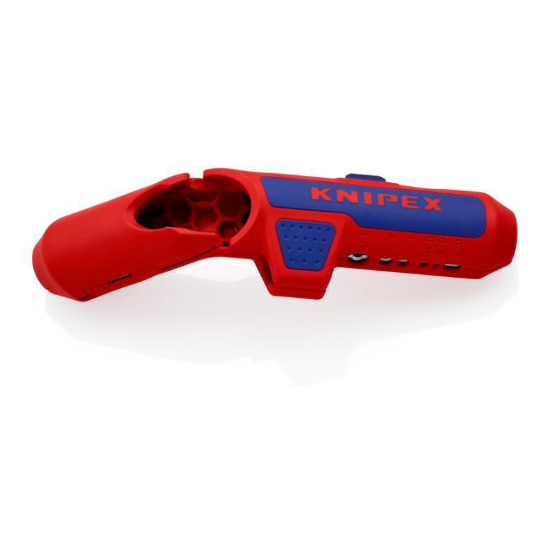 KNIPEX 16 95 02 SB ErgoStrip® Spelacavi universale per mancini 135 mm in confezione Self-service