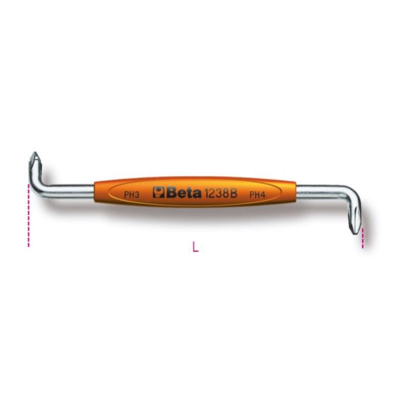 Giravite A Squadra Per Viti Con Impronta A Croce Phillips® Cromati 1238B Beta
