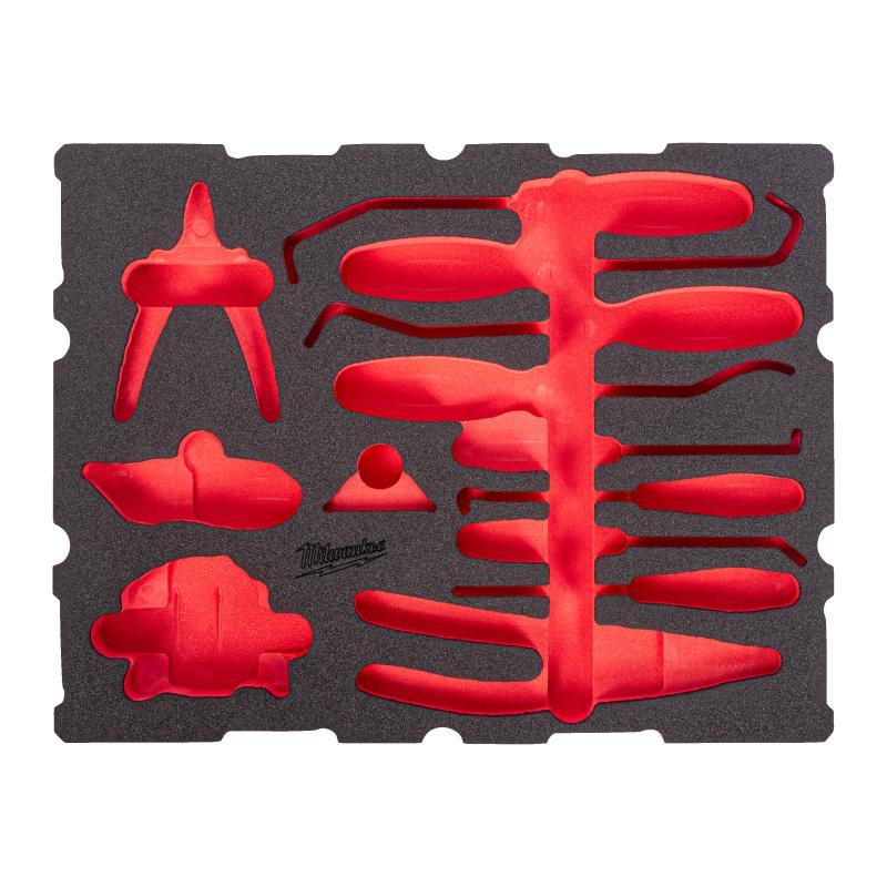 Hook And Pick Set Packout Foam Insert - Milwaukee — MODULO VUOTO PACKOUT PER 4932501877