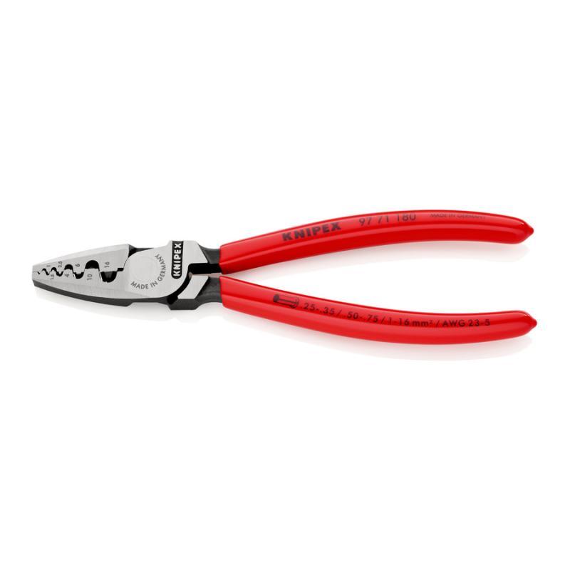 KNIPEX 97 71 180 Crimpatrici per terminali a bussola rivestiti in resina sintetica 180 mm