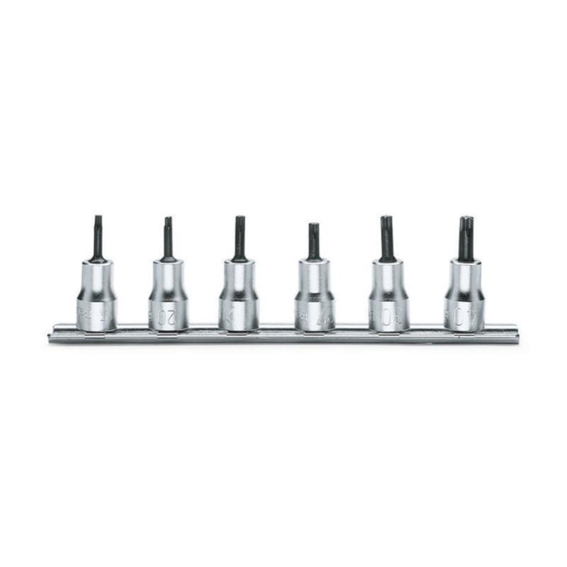 Serie Di 6 Chiavi A Bussola Maschio Per Viti Con Impronta Torx® (Art. 910Tx) Su Supporto 910TX/SB6 Beta 009100530