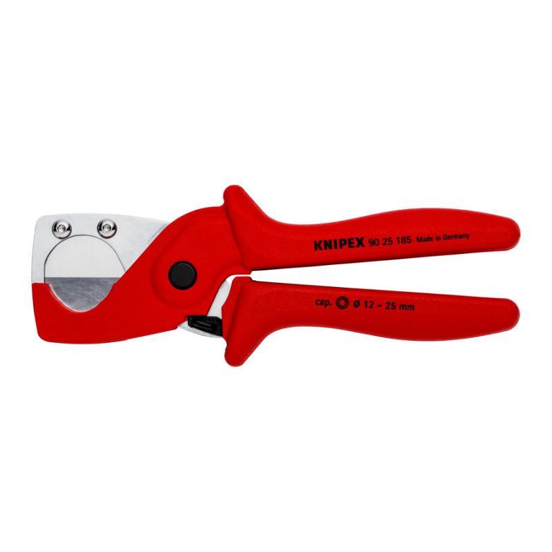 KNIPEX 90 25 185 SB Tagliatubi per tubi multipli e tubi di plastica in resina sintetica rinforzata con fibra di vetro 185 mm in confezione Self-service