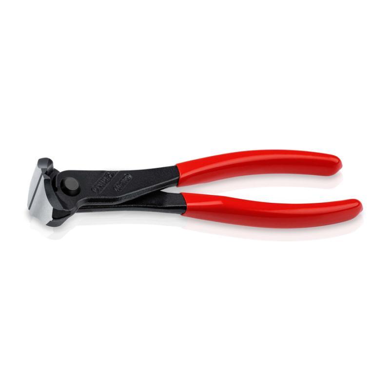 KNIPEX 68 01 180 SB Tronchese per meccanica con tagliente frontale rivestiti in resina sintetica atramentata nera 180 mm in confezione Self-service