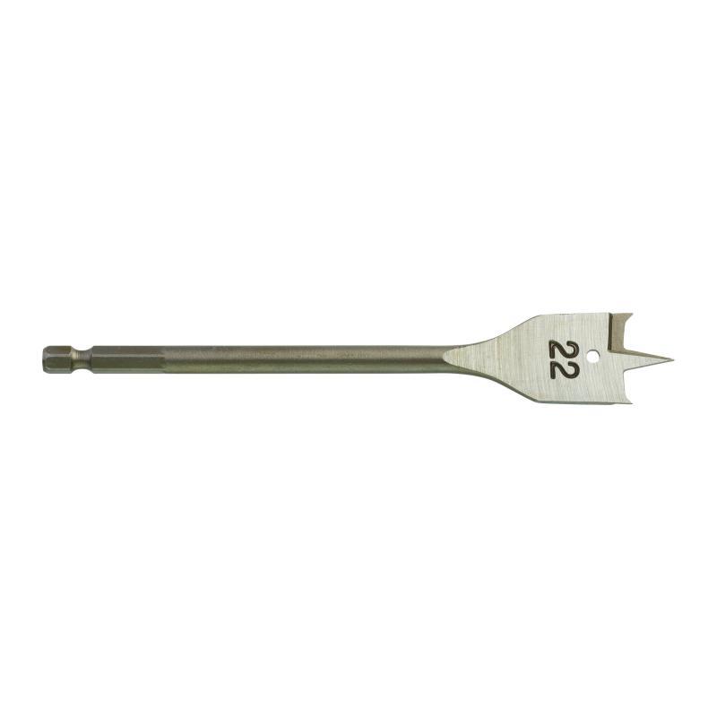 Mecchie Per Legno A Testa Piatta - Milwaukee — PUNTA A MECCHIA 22X160 MM