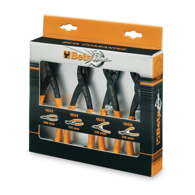Serie Di 4 Pinze Per Anelli Elastici Di Sicurezza 1031/S4 Beta 010310000