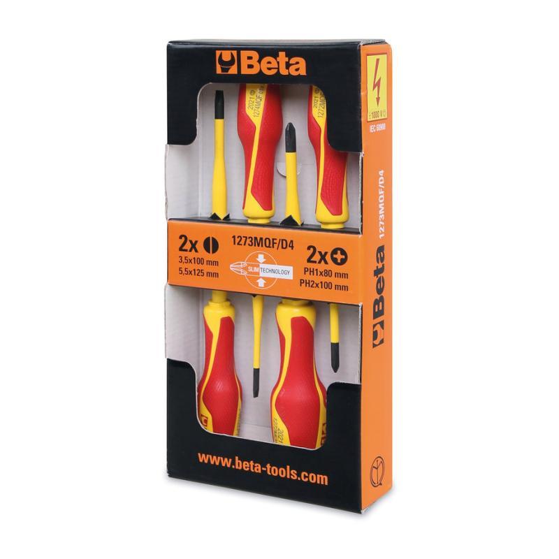 Serie Di 4 Giravite Slim 1273MQF/D4
Beta 012730604