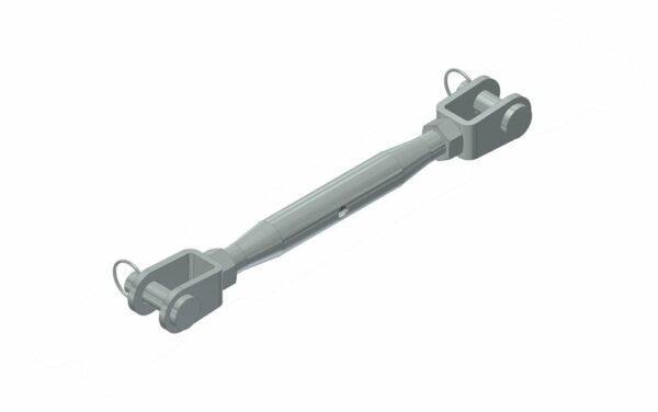 Linea Vita Indeformabile Tenditore Acciaio Inox Canaula Chiusa