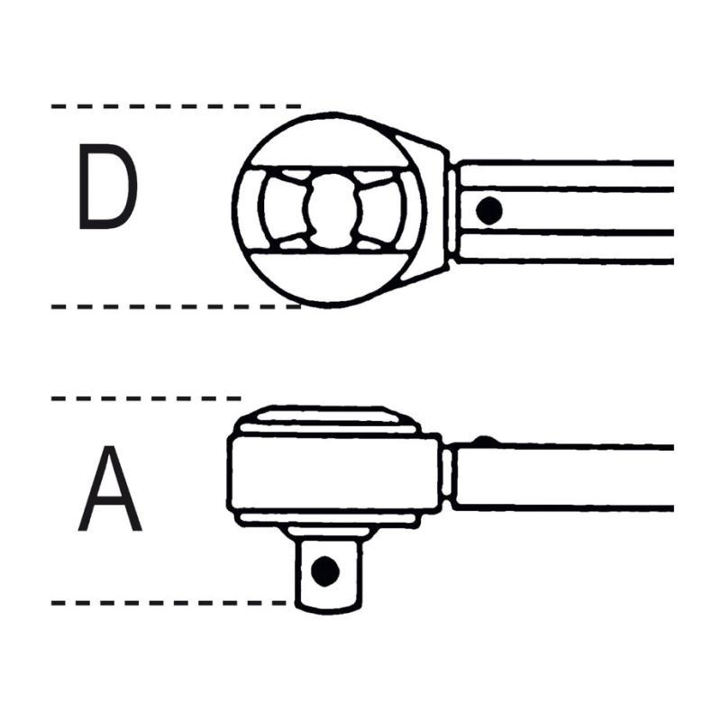 Chiave Dinamometrica Elettronica Per Coppie Fino A 20 Nm 605DGT/2 Nm Beta 006050302