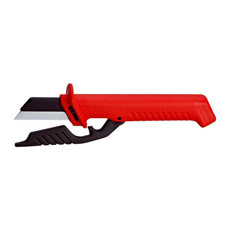 KNIPEX 98 56 SB Coltello per elettricisti con lama intercambiabile 190 mm in blister