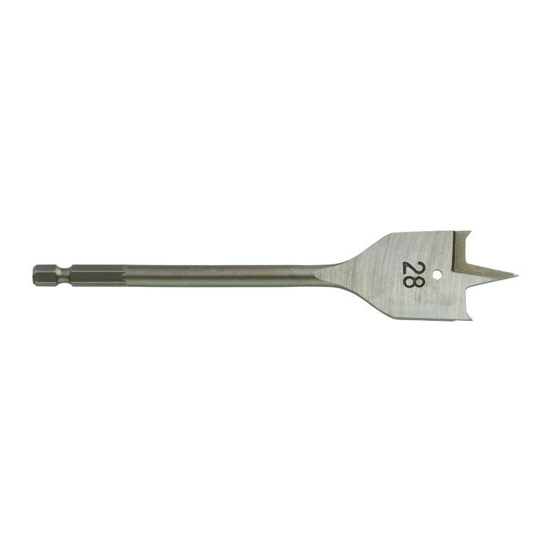 Mecchie Per Legno A Testa Piatta - Milwaukee — PUNTA A MECCHIA 28X160 MM