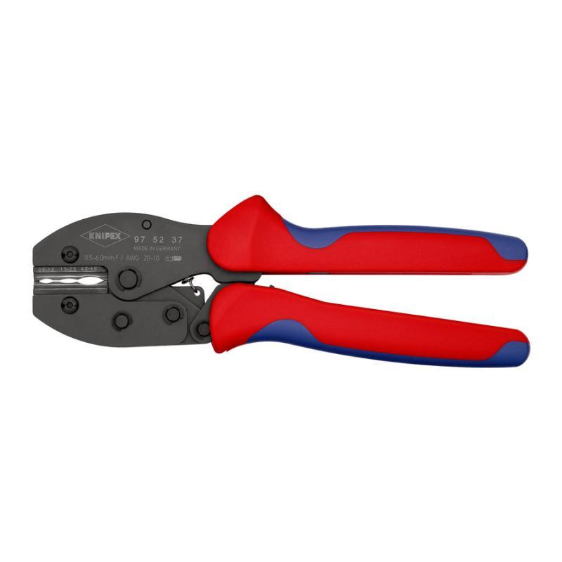 KNIPEX 97 52 37 PreciForce Pinza per capicorda con impugnature multicomponente brunita 220 mm