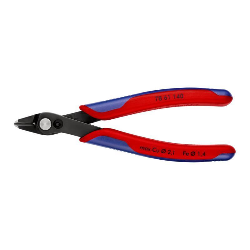 KNIPEX 78 61 140 Electronic Super Knips® XL con impugnature multicomponente brunita 140 mm