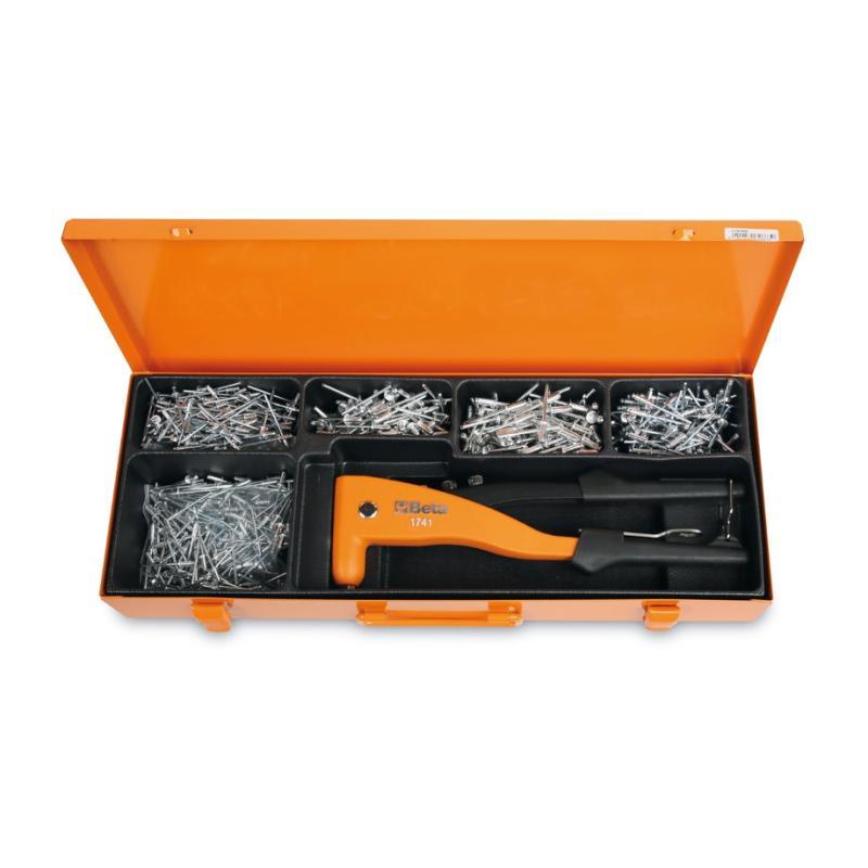 Rivettatrice 1741 Con Assortimento Di 700 Rivetti In Alluminio 1741/C5 Beta 017410035
