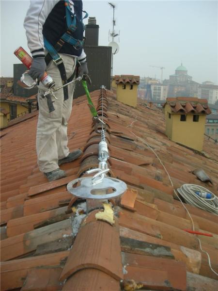 Linea Vita Indeformabile Dissipatore Con Indicazione Di Tensione