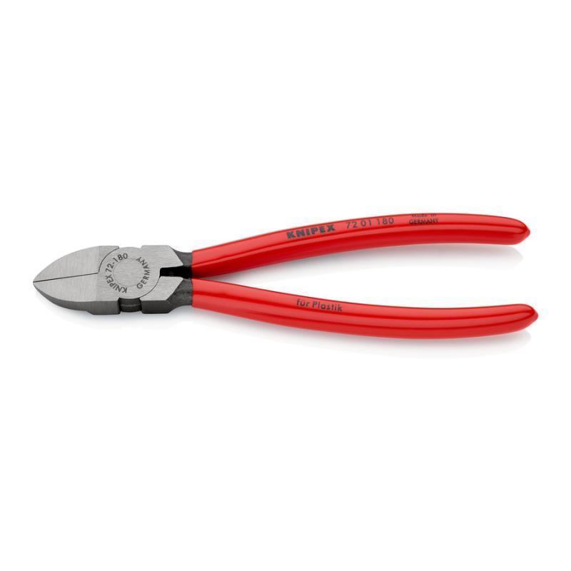 KNIPEX 72 01 180 Tronchesi per resina sintetica rivestiti in resina sintetica 180 mm
