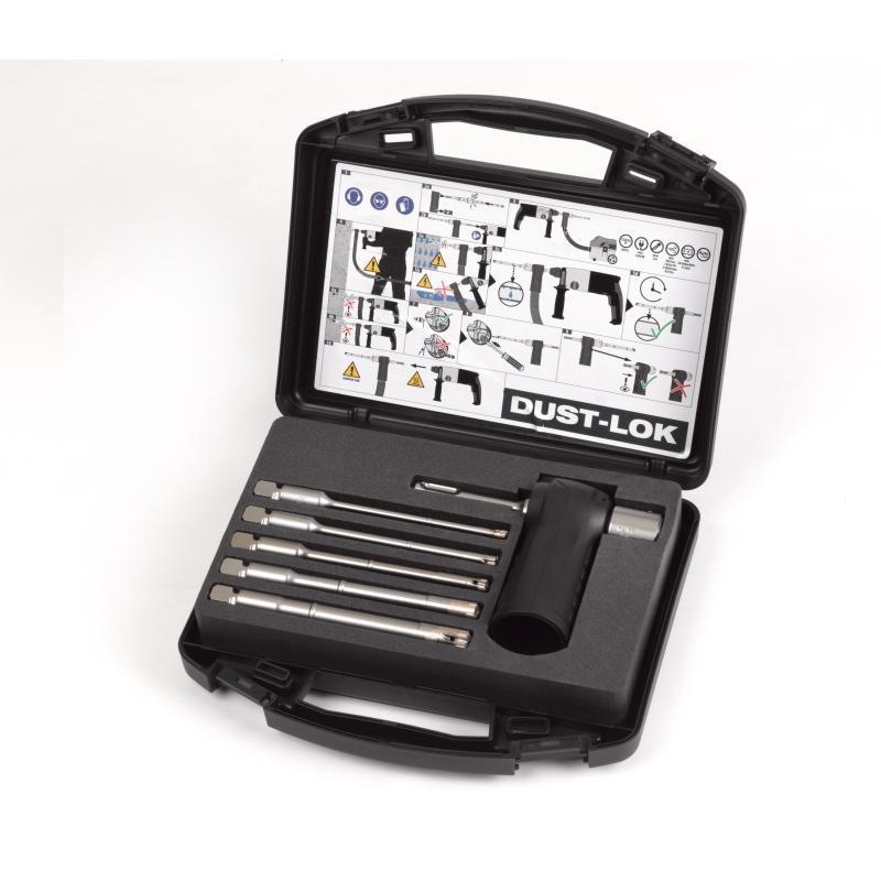 Punte Sds Plus Con Aspirazione 4 Taglienti Design Modulare - Milwaukee — SET PUNTA SDS-Plus ASPIRANTE MODULARE 6 PZ
