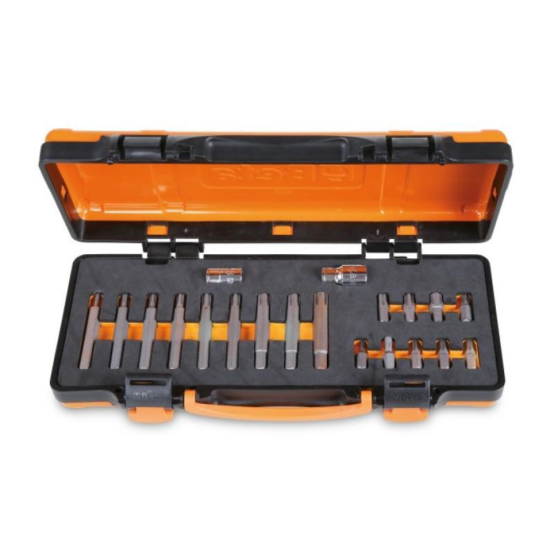 18 Inserti Con Impronta Ribe(R) Attacco Esagonale 10 Mm, 2 Accessori E 1 Portainserti A T Snodato (Art. 867Ribe(R), 867Ribe(R)/L, 867/1, 867/2, 852/10) 867/C20 Beta 008670920