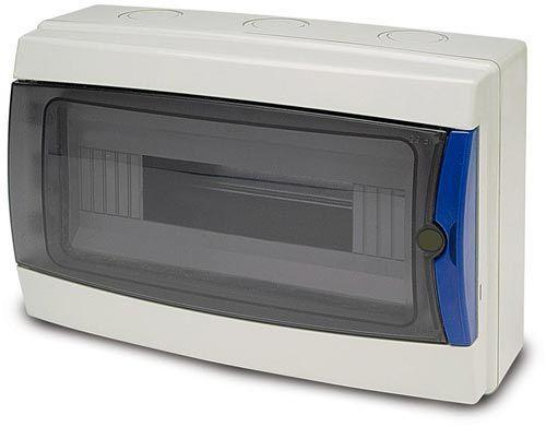Centralino Da Parete 8 Mod. Ip40 Bianco Porta Trasp. Fume'