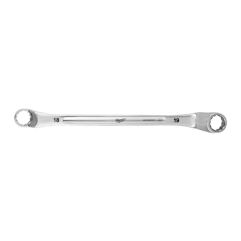 Chiavi Poligonali Doppie Curve - Milwaukee — CHIAVE POLIGONALI DOPPIE CURVA 18x19 mm