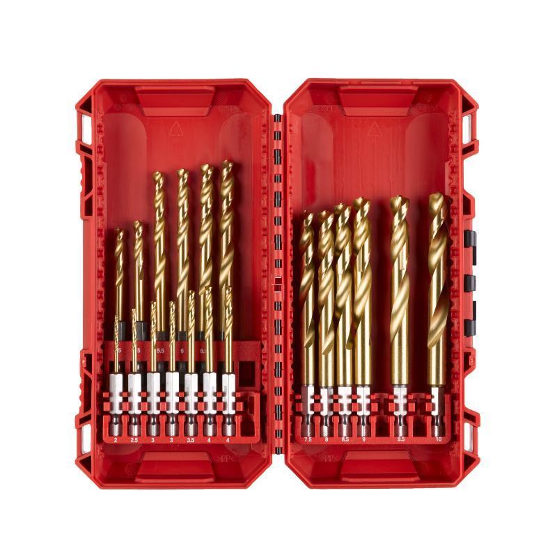 Cassetta Punte Metallo Sw RedHex HSS-G 19pz Attacco 1/4" MILWAUKEE