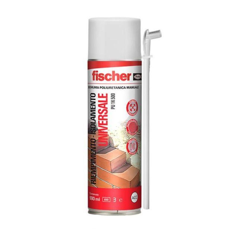 FISCHER PU 1K Schiuma Poliuretanica Universale Multiuso Utilizzo Manuale