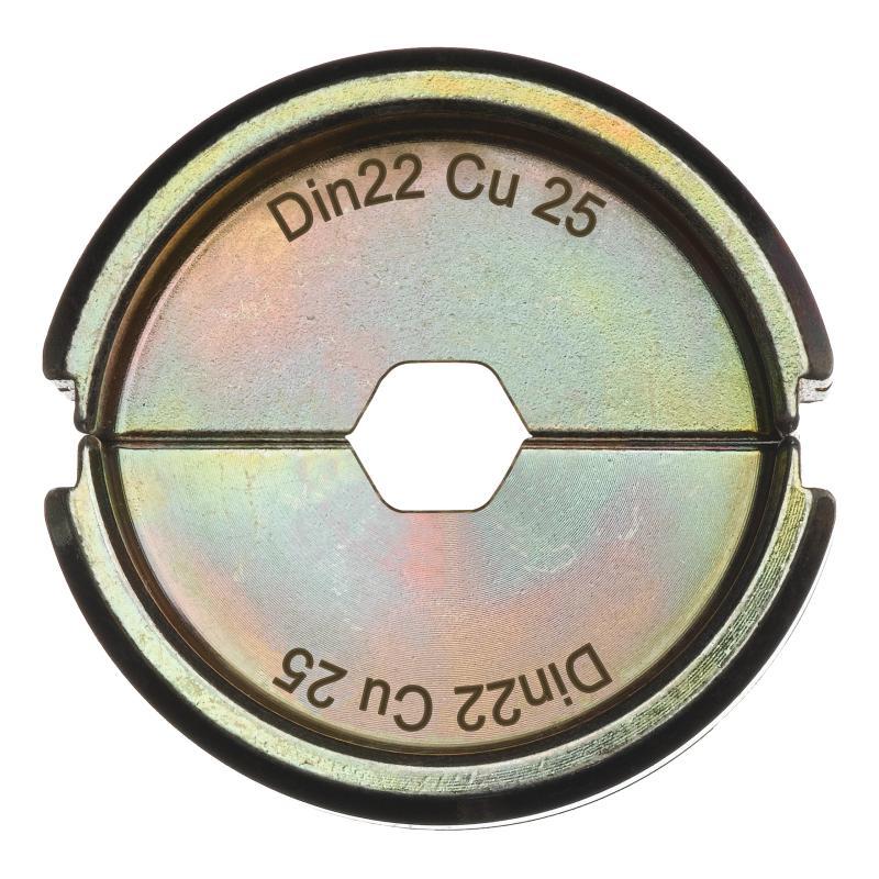 Matrice Din Rame - Milwaukee — MATRICE DIN22 Cu 25