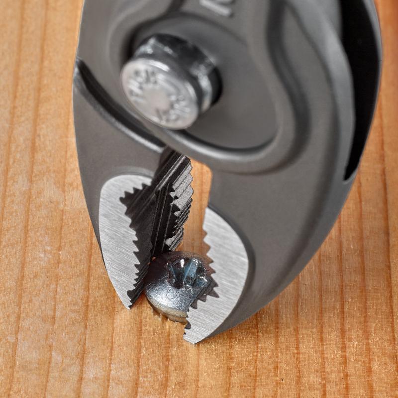 KNIPEX 82 02 150 TwinGrip Pinza a presa frontale e laterale con manici comfort bonderizzata grigia 150 mm