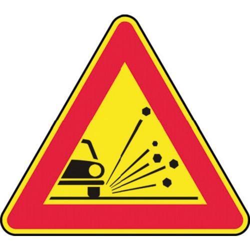 Cartello Materiale Instabile Sulla Strada Figura II 390