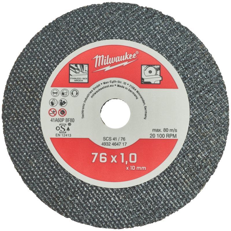 Dischi Da Taglio Sottili Pro - Milwaukee — DISCO TAGLIO 76MM per M12FCOT(conf. 5pz)