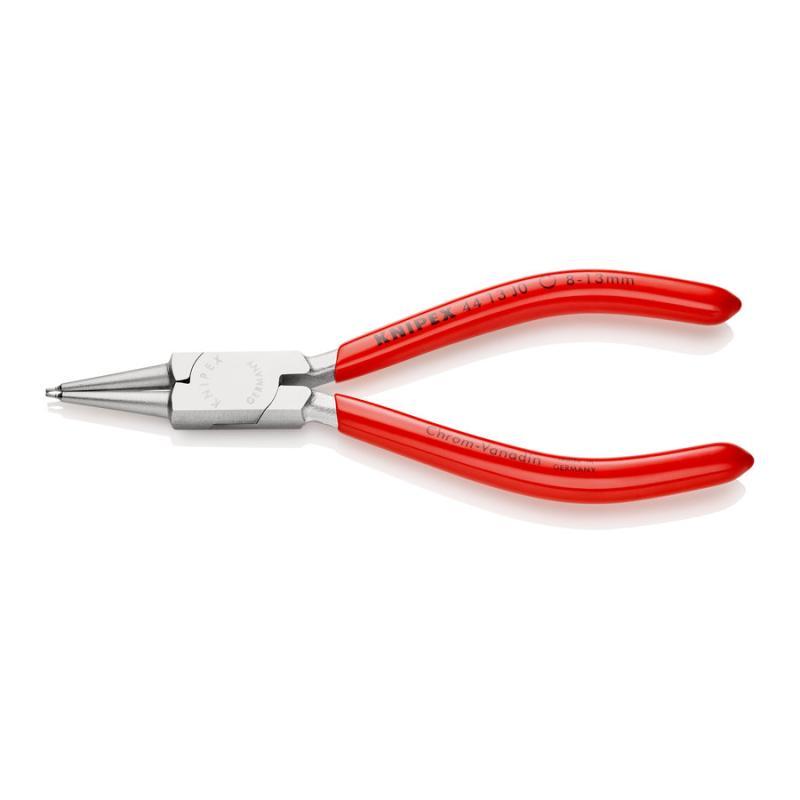 KNIPEX 44 13 J0 Pinza per anelli di sicurezza per anelli di sicurezza interni a fori rivestiti in resina sintetica cromata 140 mm