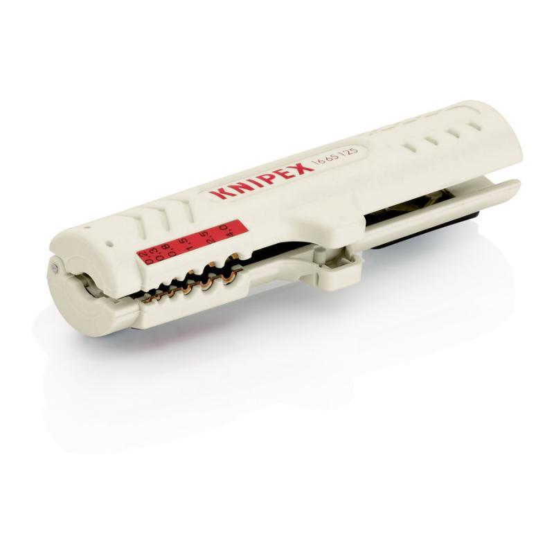 KNIPEX 16 65 125 SB Spelacavi per conduttori di dati 125 mm in blister