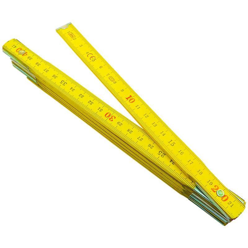 Doppio Metro Legno In Giallo 2m SARTEX