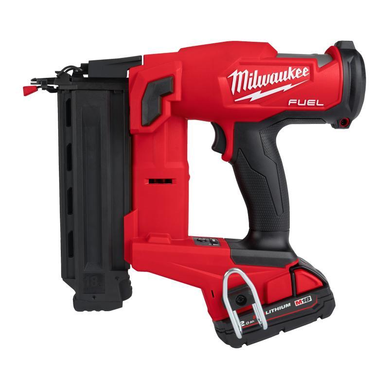 Groppinatrice Dritta 1,2 Mm 18Ga 18 Volt 2,0Ah Tecnologia Fuel Valigetta Heavyduty - M18 Fn18Gs-202X - Milwaukee 4933471407