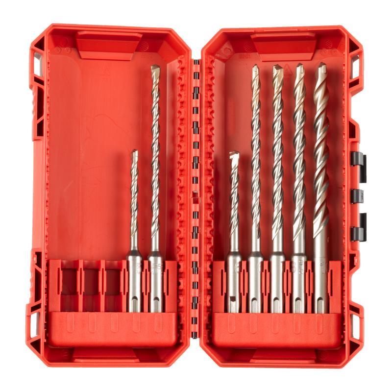 Sds Plus M2 2 Cut Sets Ng - Milwaukee — SET PUNTE SDS-Plus 7pz (5/6x110MM)(5.5/6/7/8/10x160M