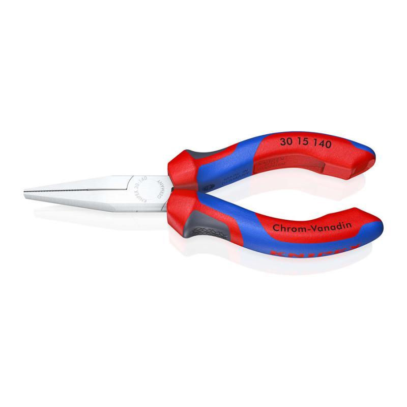 KNIPEX 30 15 140 Pinza per meccanica - a becchi lunghi con manici comfort cromata 140 mm
