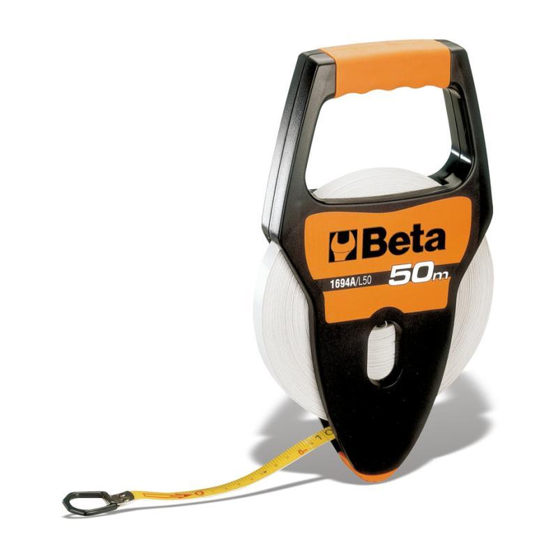 Rotelle Metriche Con Impugnatura Cassa In Abs Antiurto Nastro In Fibra Di Vetro Ricoperto In Pvc 1694A/L Beta