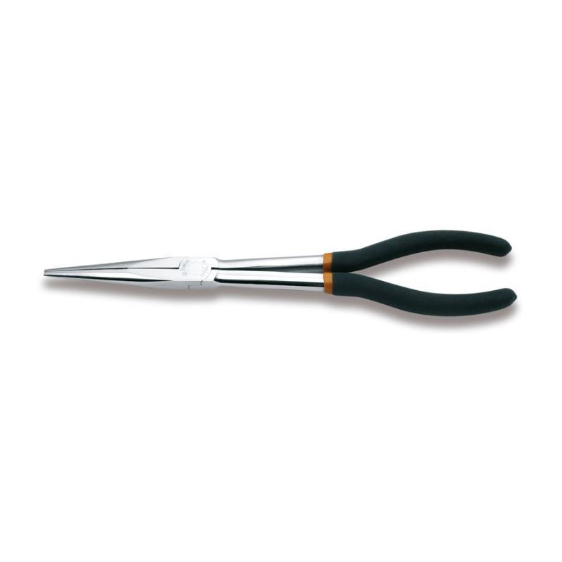 Pinza A Becchi Mezzotondi Lunghissimi Diritti Zigrinati, Per Impieghi Speciali Manici Ricoperti Con 2 Strati Di Pvc Antiscivolo 1009L/A Beta 010090008