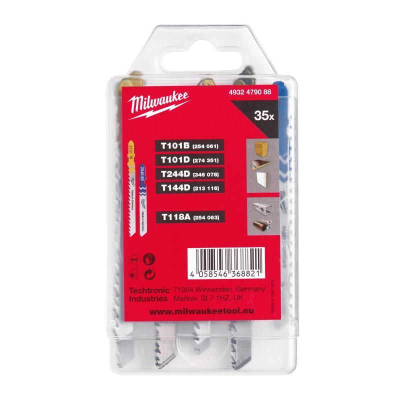 Set Lame Seghetto Attacco A T - Milwaukee — SET LAME SEGHETTO 35 pz