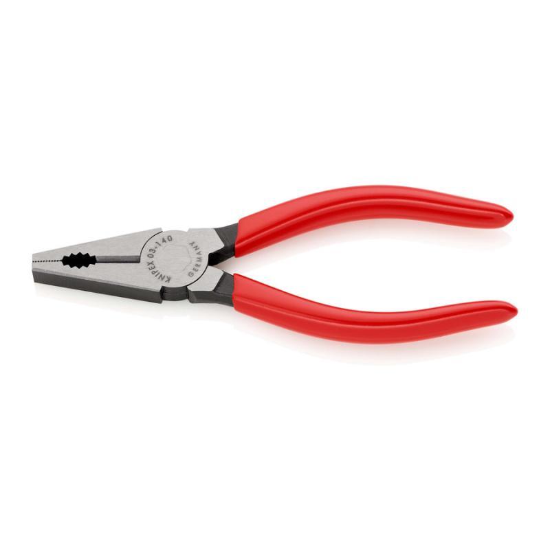 KNIPEX 03 01 140 Pinza universale rivestiti in resina sintetica atramentata nera 140 mm