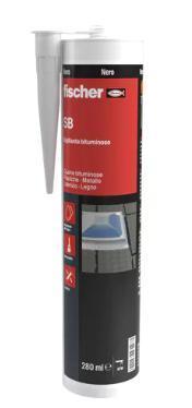 Sb-ne Sigillante Bituminoso Elastico 280ml Nero - FISCHER