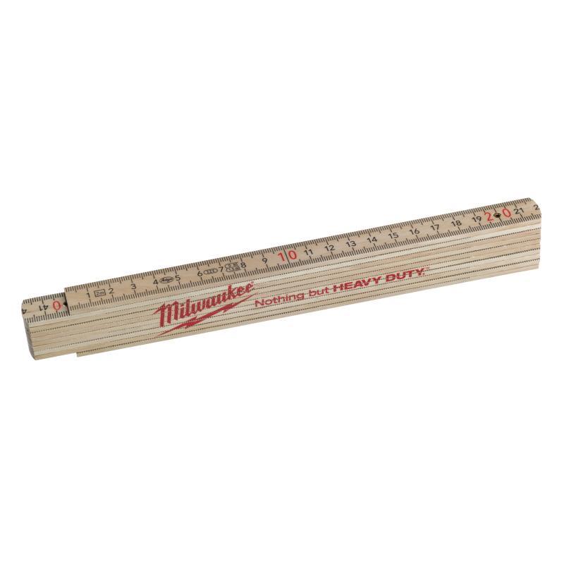 Doppio Metro Pieghevole Legno Sottile 2M - Milwaukee 4932459303